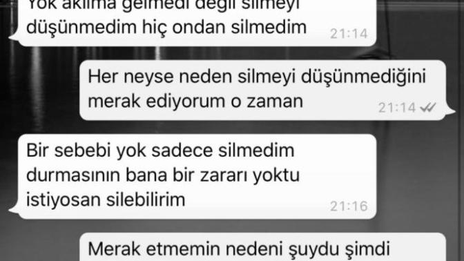 Arkadaşlar dün önceden açıldığım ama reddedip arkadaş kalalım diye defalarca diyen birine numaramı hala silmediğinden vedurumlara?
