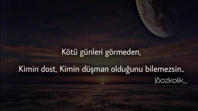 Kimin dost kimin düsman oldugunu anlayabiliyormusunuz?