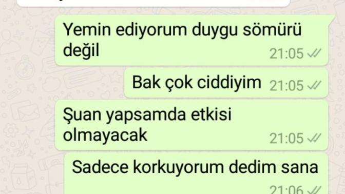 Wp ss lerine bakar mısınız? Sizce tekrar birlikte olabilir miyiz?