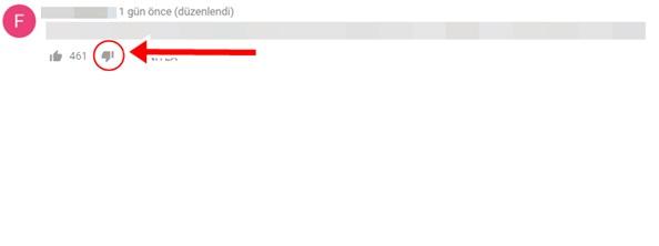 Youtube da bu yorumlarda olan dislike butonu ne işe yarıyor?