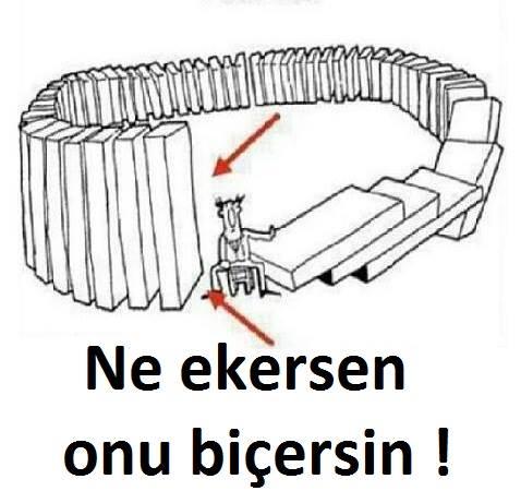 Dünya bana göre etme bulma dünyası, siz ne düşünüyorsunuz? Gerçekten öylemi sizede göre?