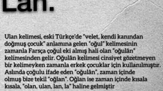 "Lan" kelimesi tek başına bir anlam ifade etmediği halde neden kaba ve argo olarak geçiyor?