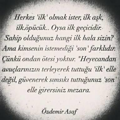 Aşk ilişkilerinde hangisi sizce daha özeldir; ilk olabilmek mi yoksa son kalabilmek mi?