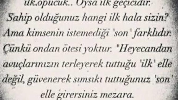 Aşk ilişkilerinde hangisi sizce daha özeldir; ilk olabilmek mi yoksa son kalabilmek mi?