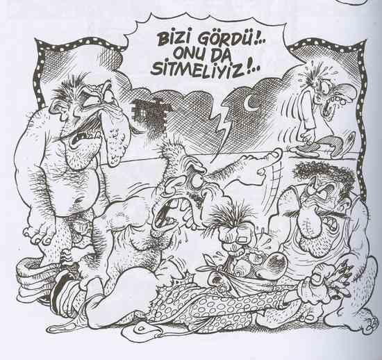 Gülünç olaylar cok güzel karikatürize edilmemiş mi?