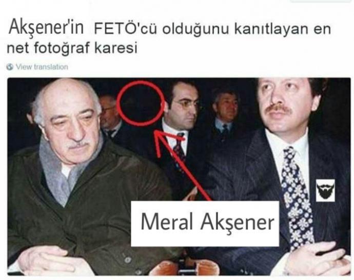 Meral Akşener fetöcü mü? Bu fotoyu nasıl açıklayacaksın Meral Hanım?