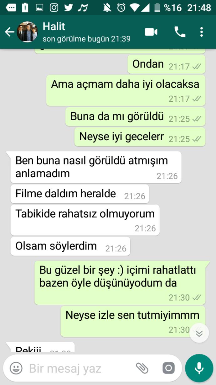 Wp ss lerine bakar mısınız? Sizce tekrar sevgili olur muyuz? Düşüncesi ne?