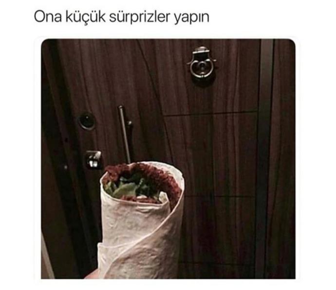 Gecenin bir yarısı tek mesajınızla size çiğköfte getiren sevgili daha mi takdir edilesidir?