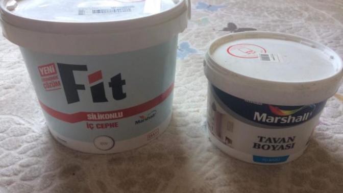 Marshall fit silikonlu iç cephe duvar boyası alındı sizce nasıl kullanan varmı?
