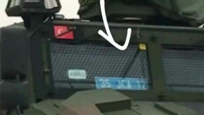 Askeri araç plakası mı bu? Yoksa ne?