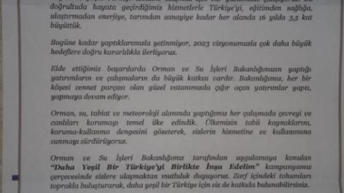 Devlet Size de Çam Ağacı Tohumu Gönderdi mi?