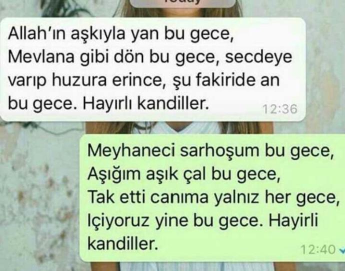 Sayko kandil mesajı yazar mısınız?