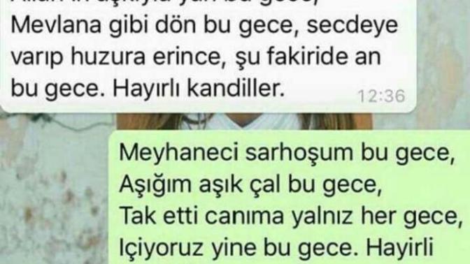 Sayko kandil mesajı yazar mısınız?