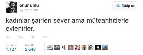 Kadınlar, şairleri sevip zenginlerle mi evlenir?