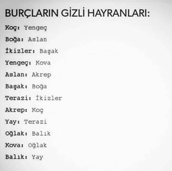 BURÇLARIN GİZLİ HAYRANLARI?