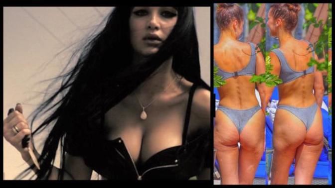 Süper model Bella, süper selülitli çıktı! Fotoğrafı gören şok oldu, bazısı da oh be onda da varmış dedi. Siz ne diyorsunuz?