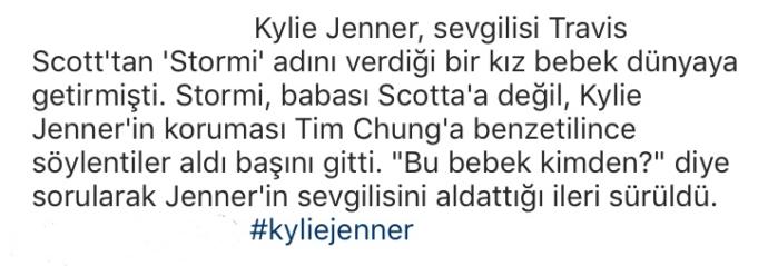 Kylie Jenner'ın Bebeği, Sevgilisi Travis Scott'a Değil Uzak Doğulu Korumasına Benzemeye Başlayınca dedikodular büyüdü, sizce?