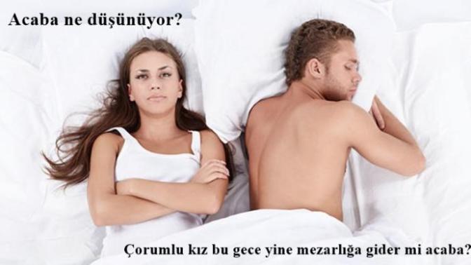 Sevgiliniz yanı başınızda sessizce dururken acaba ne düşünüyor diye merak eder misiniz?