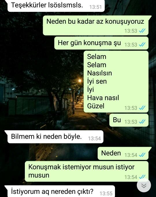 Sizce konuşmak istemiyor mu yoksa gerçekten yogun mu?