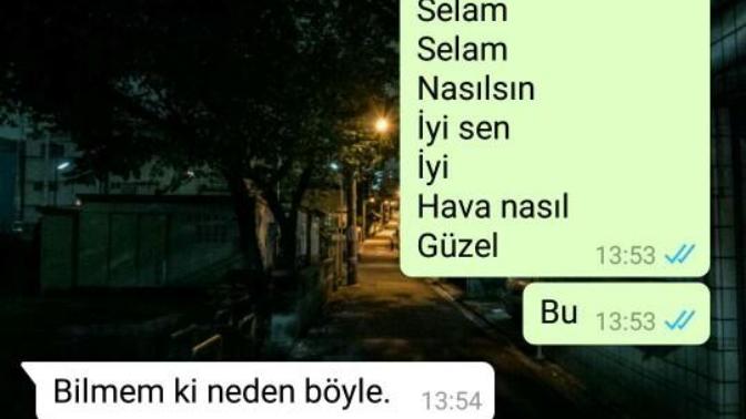 Sizce konuşmak istemiyor mu yoksa gerçekten yogun mu?