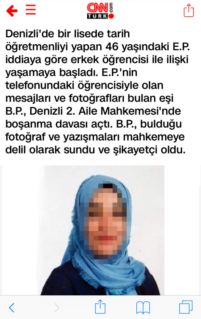 Türbanlı öğretmenin öğrencisi ile zinası hakkında ne düşünüyorsunuz?