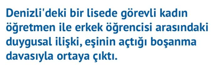 Denizli’de 46 yaşındaki Bayan Öğretmen,17 yaşındaki öğrencisiyle sinemada öpüşürken yakalandı, kocası kadını boşadı, bu ne böyle?