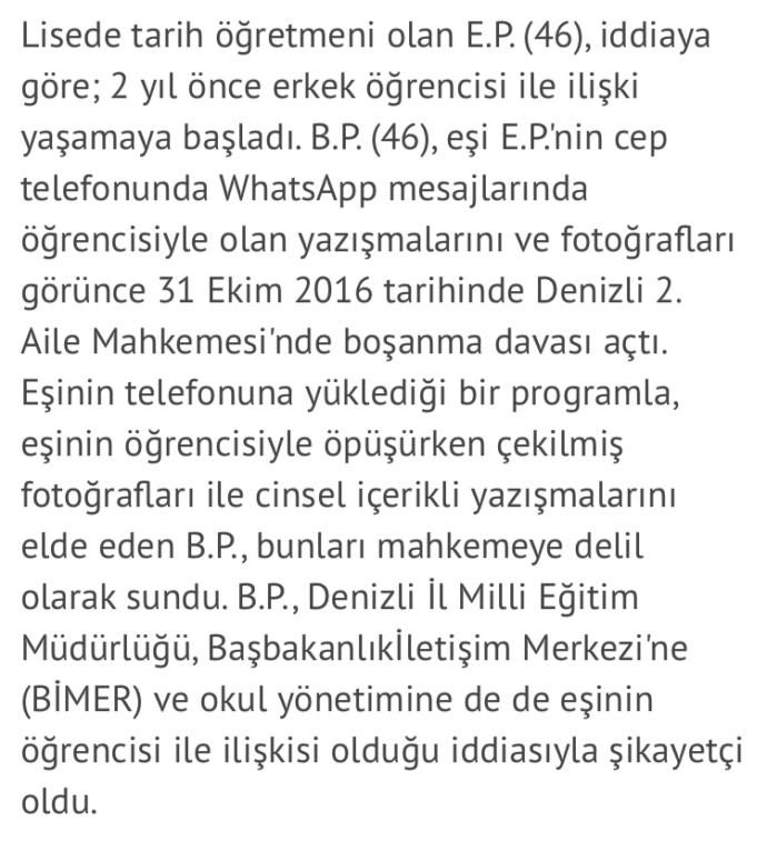 Denizli’de 46 yaşındaki Bayan Öğretmen,17 yaşındaki öğrencisiyle sinemada öpüşürken yakalandı, kocası kadını boşadı, bu ne böyle?