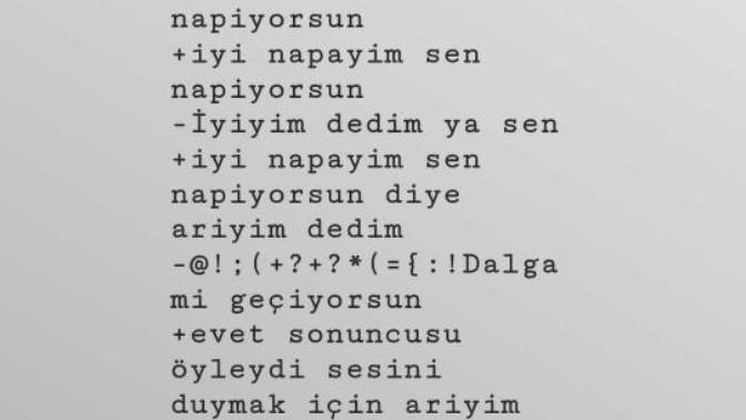 "Ne yapıyorsun" mu "nasılsın" mı?