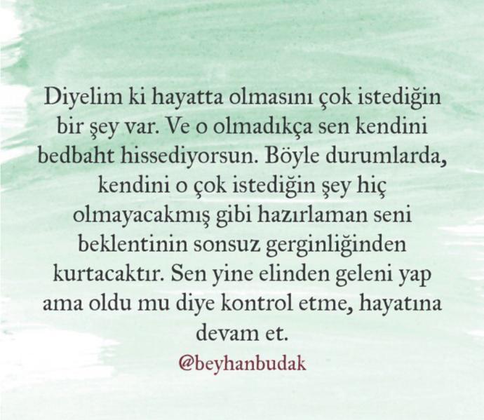 Geleceğe dair planlarınız ya da beklentileriniz var mı?