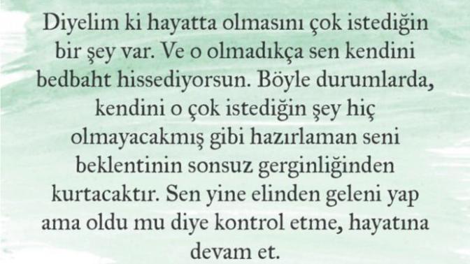 Geleceğe dair planlarınız ya da beklentileriniz var mı?