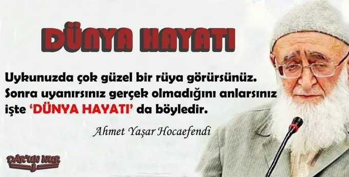 Dünya hayatına aldanıyor musunuz?