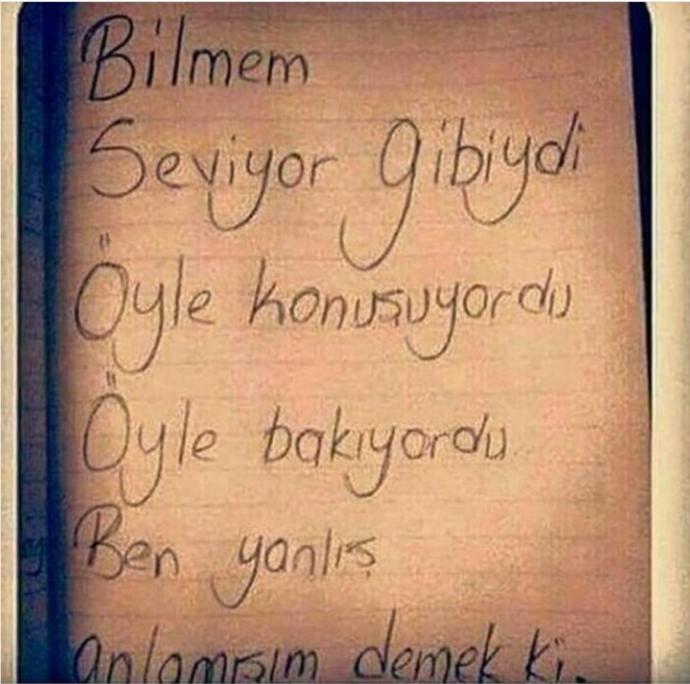 Sevildiğinizi sizden hoşlandığını sanıp sonrasında çok büyük hayal kırıklığına uğradınız mı?