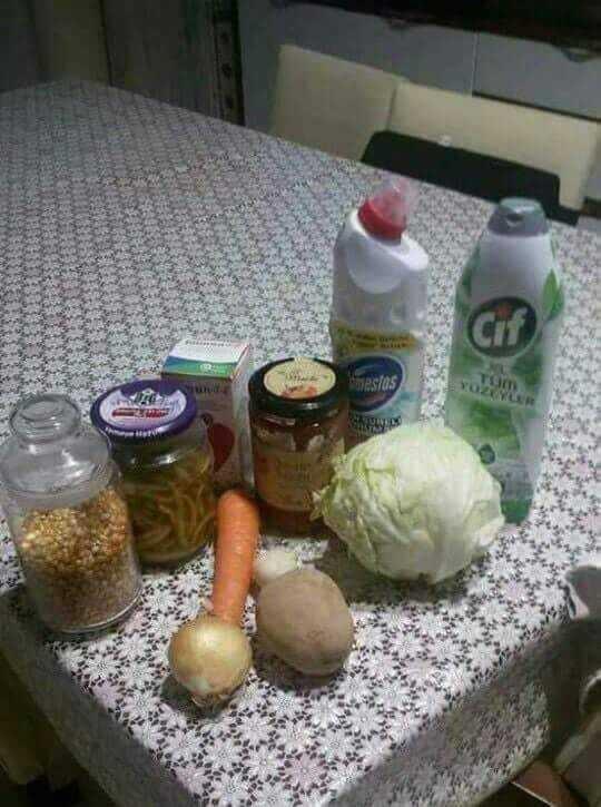 Elimde bu malzemeler var ne yemek yapabilirim 😃?