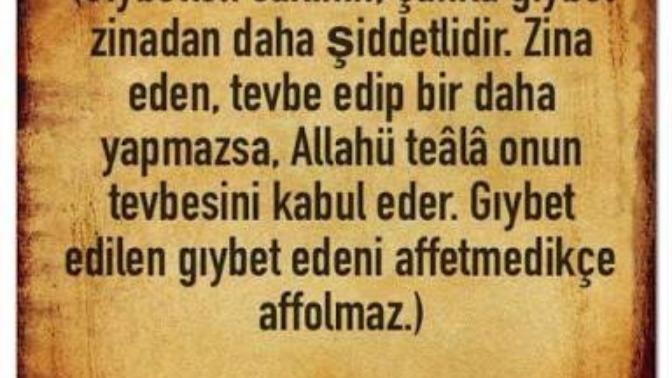 Gıybet etmekten korkarmısınız ve gıybet eden insanlar hakkında ne düşünüyorsunuz?