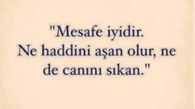 Mesafeli olmak iyi midir?