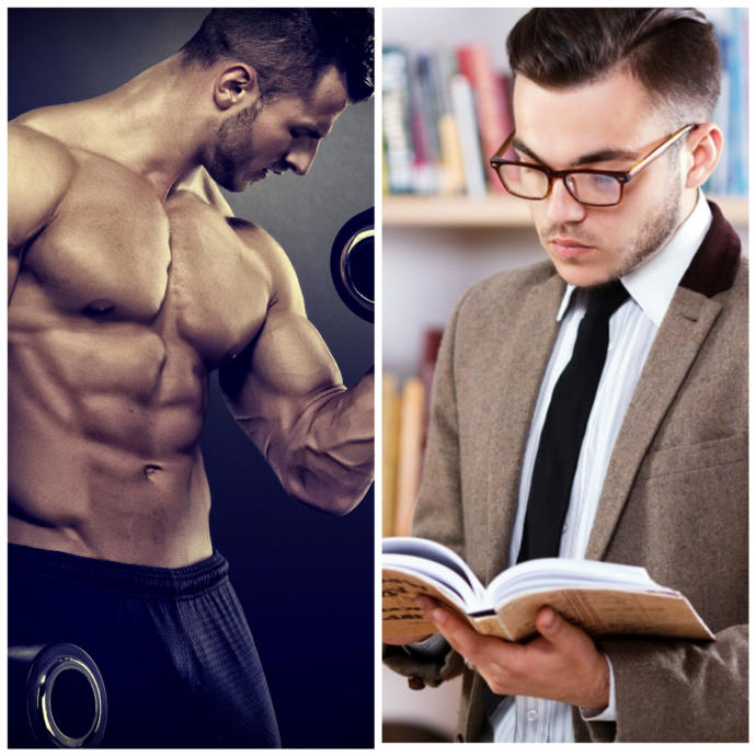 Kitap okuyup beyni geliştiren erkek mi yoksa dambıl kaldırıp vücut geliştiren erkek mi istediği kızı alır?