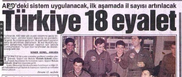 Erdoğan'ın Türkiye'yi eyaletlere bölme projesi hakkında ne düşünüyorsunuz?
