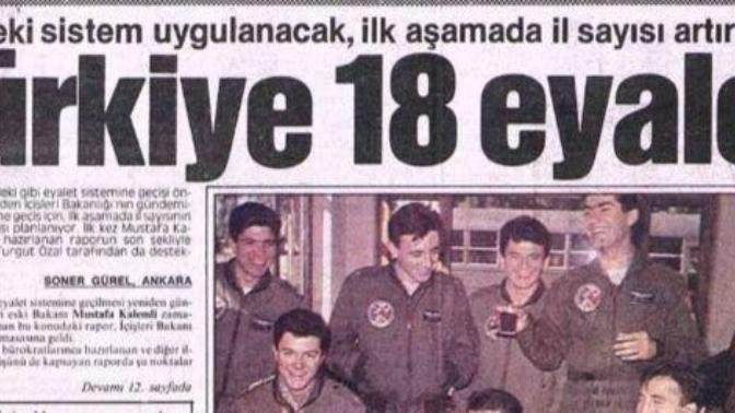 Erdoğan'ın Türkiye'yi eyaletlere bölme projesi hakkında ne düşünüyorsunuz?