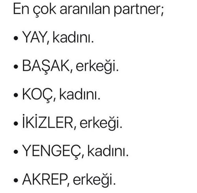 Burcunuz ne diyor: En cok aranilan partner misiniz?