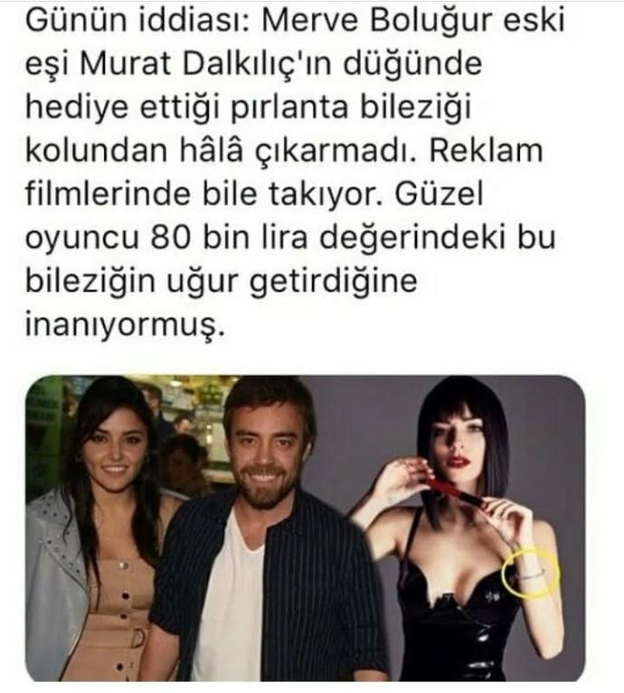 Merve Boluğur hala eski eşinin hediyesini kullanıyor! Siz olsaydınız kullanır mısınız?