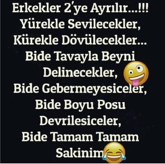 Erkekler kaça ayrılır? Bu erkekleri kaça ayırsak da kaç parçaya bölsek acep?