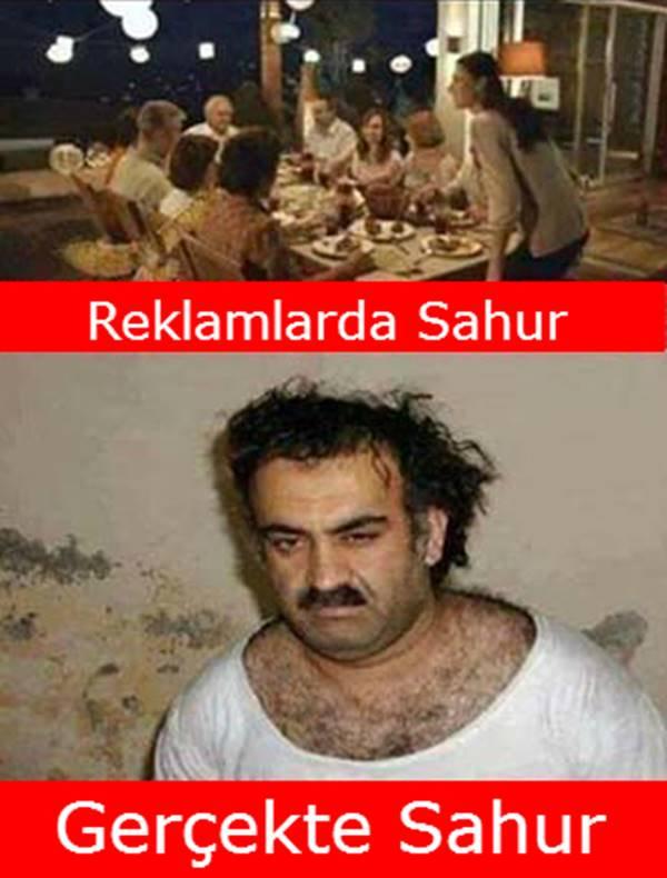 Cumletten hayirli sahurlar ks canlar.. Sahurunuz nasil geciyor- reklamlardaki gibi mi yoksa gercekte ki gibi mi?