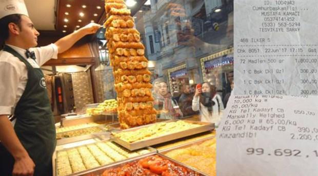 Erdoğan'ın korumalarının bir öğün tatlı faturası yaklaşık 100 bin TL ne düşünüyorsunuz?