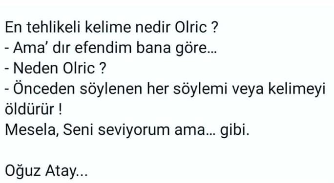 En tehlikeli kelime size göre nedir peki?