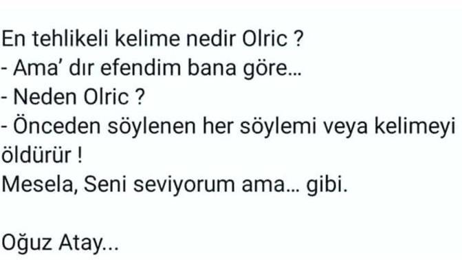En tehlikeli kelime size göre nedir peki?