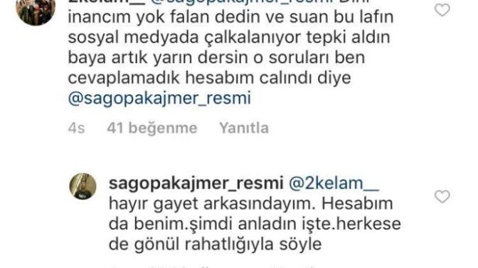Sagopa Kajmer "dini inancım yok!" dedi! Siz ne düşünüyorsunuz bu konuda?