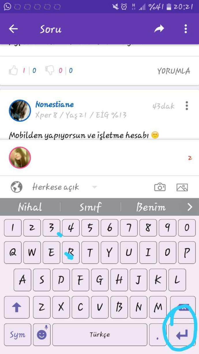 Arkadaşlar acil? İnstagram biyografide yazı nasıl fotodaki gibi altalta oluyor?