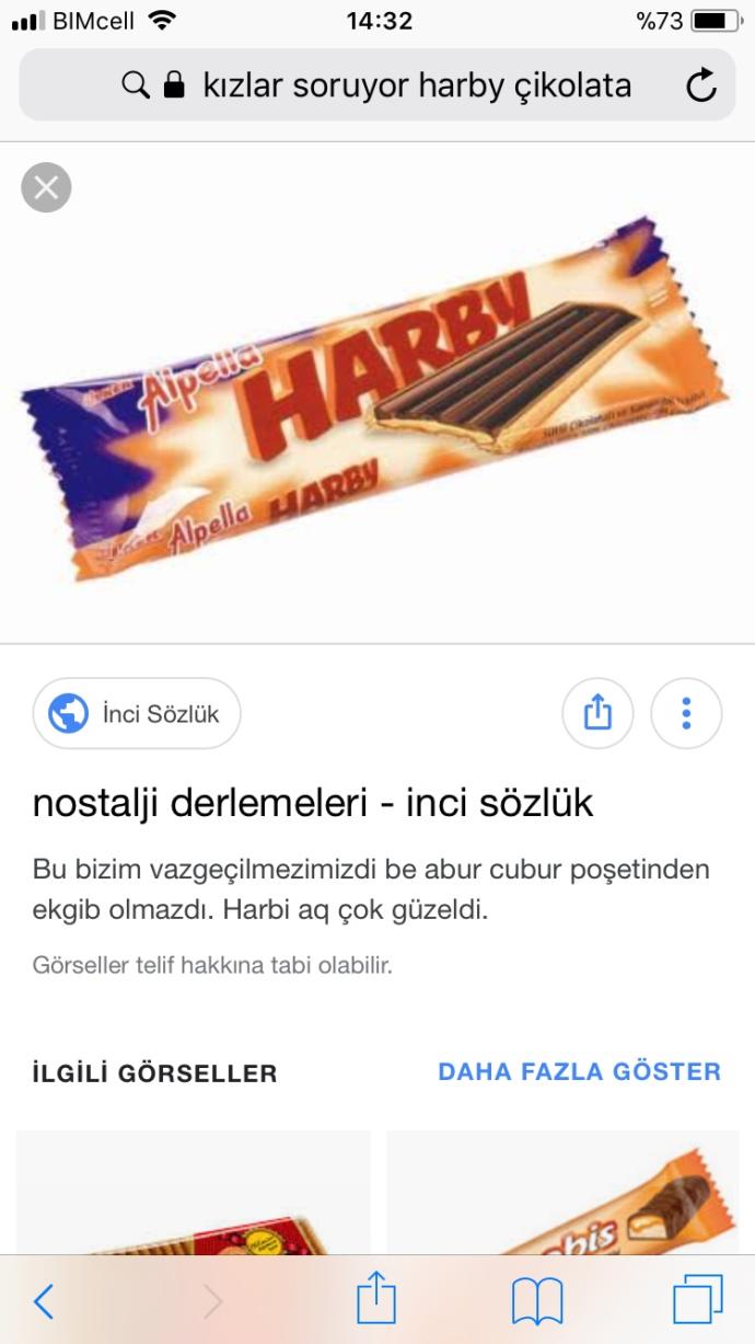 Harby çikolatanın üretimi durdu mu?