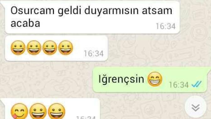 Resmen soğudum ve tiksindim. İğrenç değil mi bu?