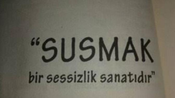 Bazen en güzel cevap susmak midir?